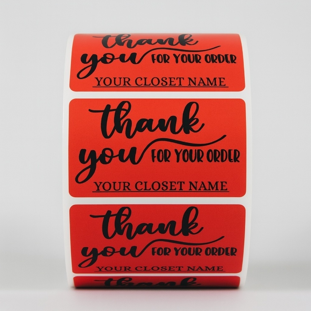 100 Stickers with Name Personalization 2in NWT | packaging supplies